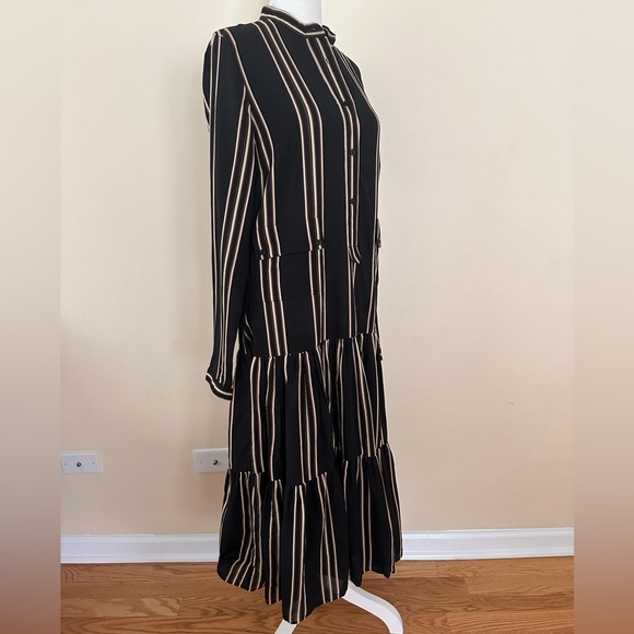 AKRIS PUNTO
Silk-Blend Stripe Shirtdress - Picture 5 of 9